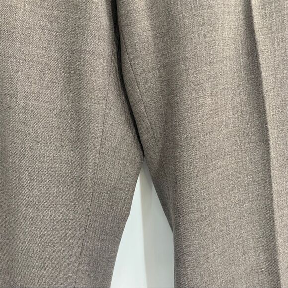 Ann Taylor Petites Size 12 Light Brown Lined Wool Trousers Career Wear - Picture 9 of 12